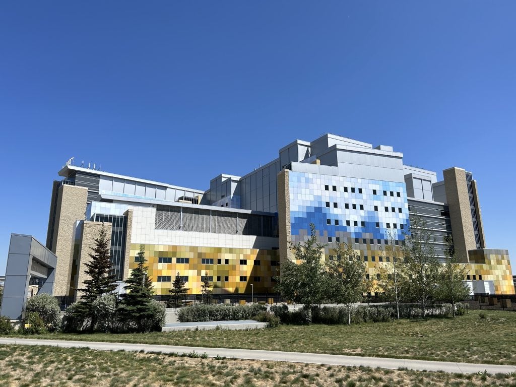 South Health Campus in Calgary, Alberta — a state-of-the-art hospital offering comprehensive healthcare, advanced medical services, and patient-focused care for the community.