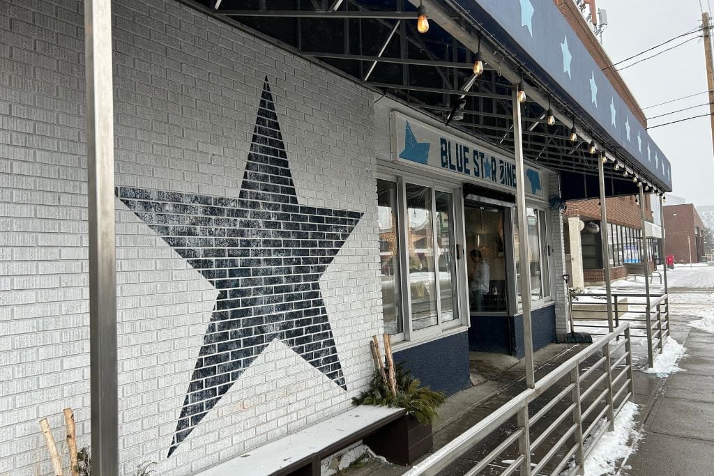 Blue Star diner in Bridgeland Calgary.