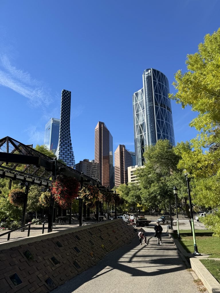 An image of downtown Calgary.