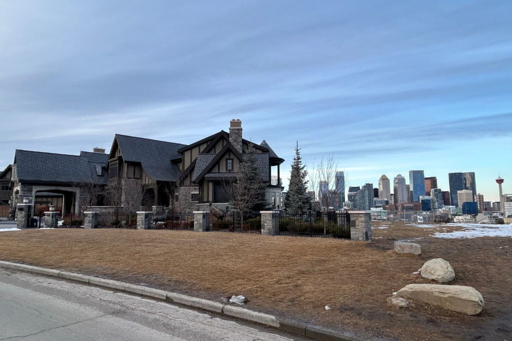 Upper Mount Royal, Calgary, with prestigious homes and large estates.