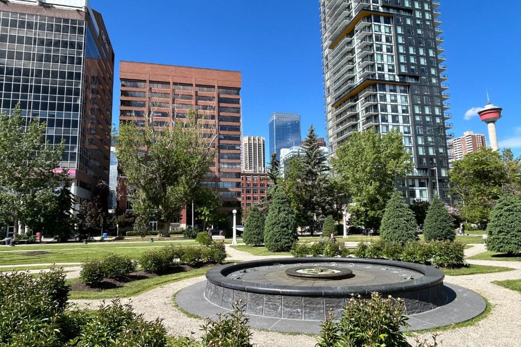Beltline, Calgary, featuring modern condos, bars, and a lively nightlife scene.