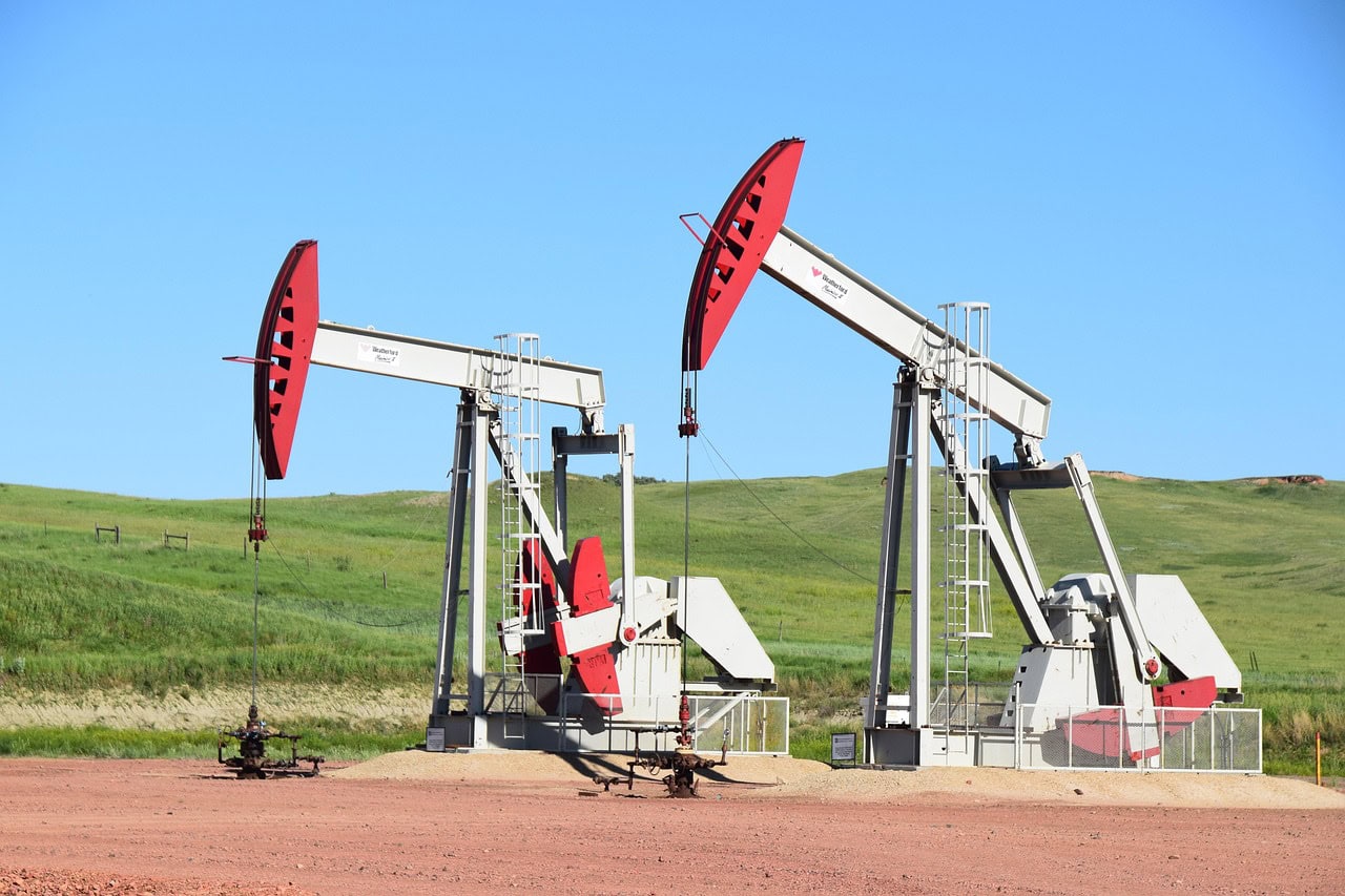 Oil development in Alberta.