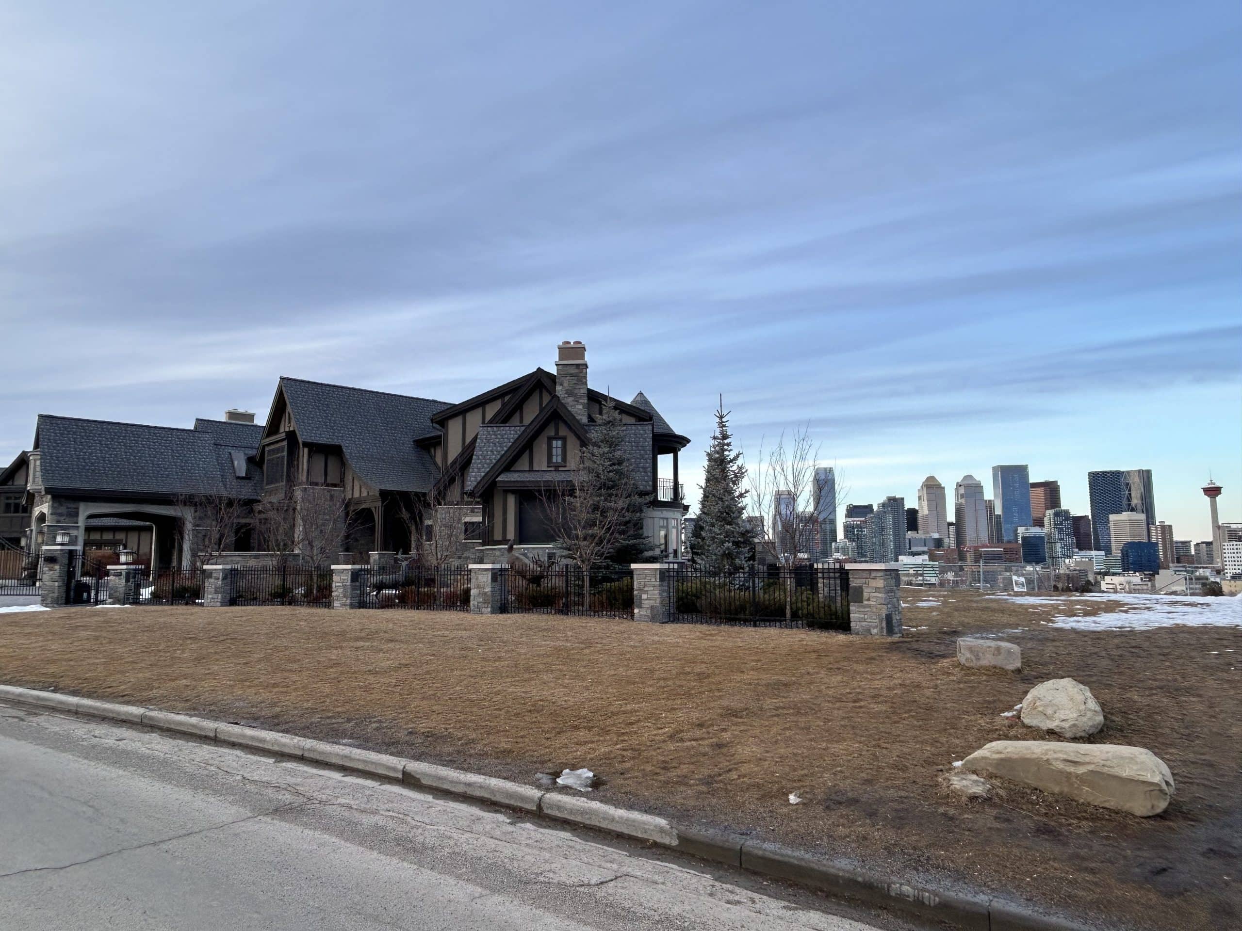 Classic luxury home in Upper Mount Royal with mature trees and timeless curb appeal in one of Calgary’s most prestigious areas.