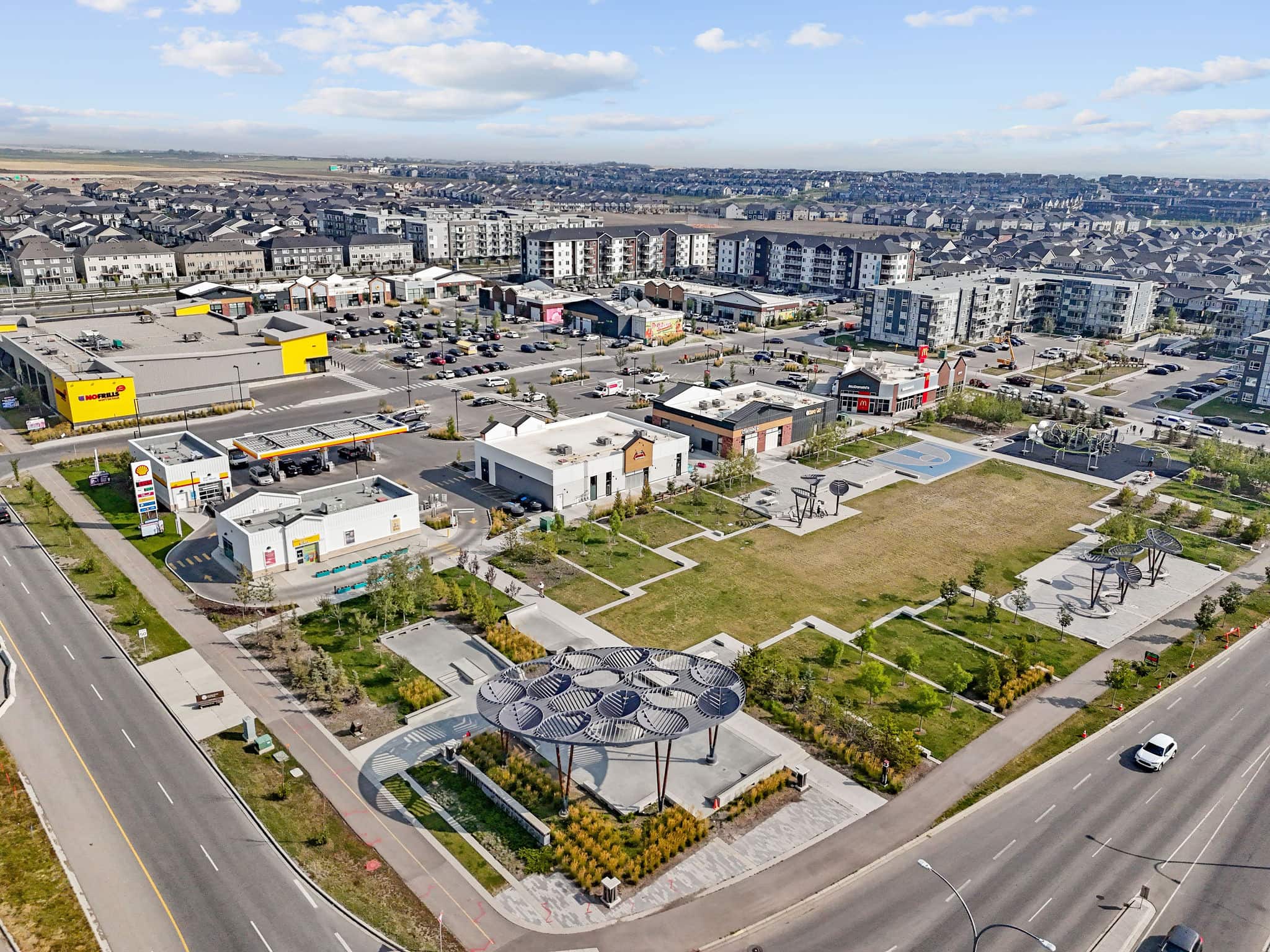 Vibrant community hub in Evanston Calgary with shopping, dining, and everyday conveniences all within walking distance. Modern amenities, green spaces, and easy access to transit make this location ideal for both comfort and lifestyle.