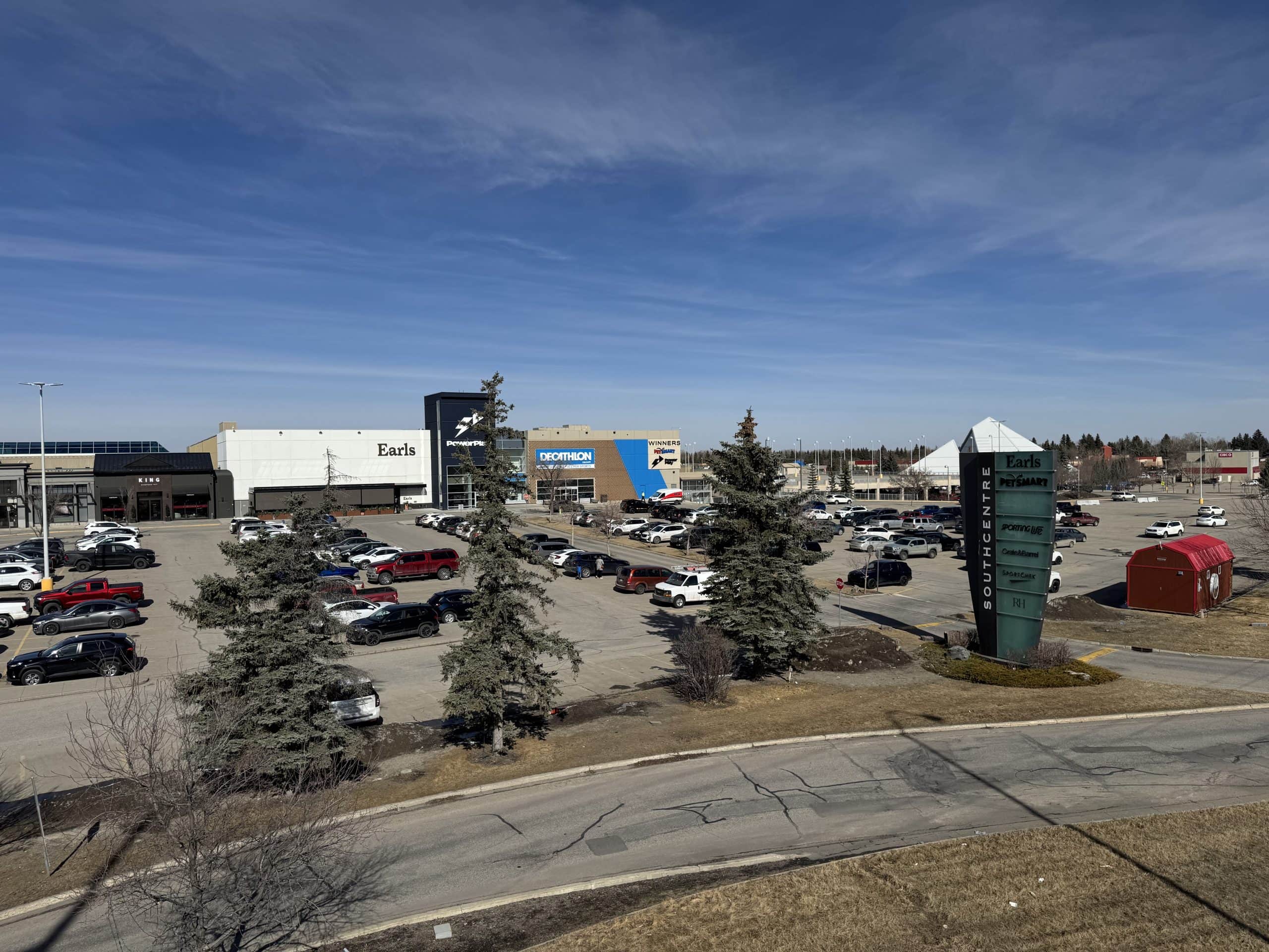 Southcentre Mall near Lake Bonavista Calgary with major retailers, restaurants, and ample parking serving as a key shopping destination