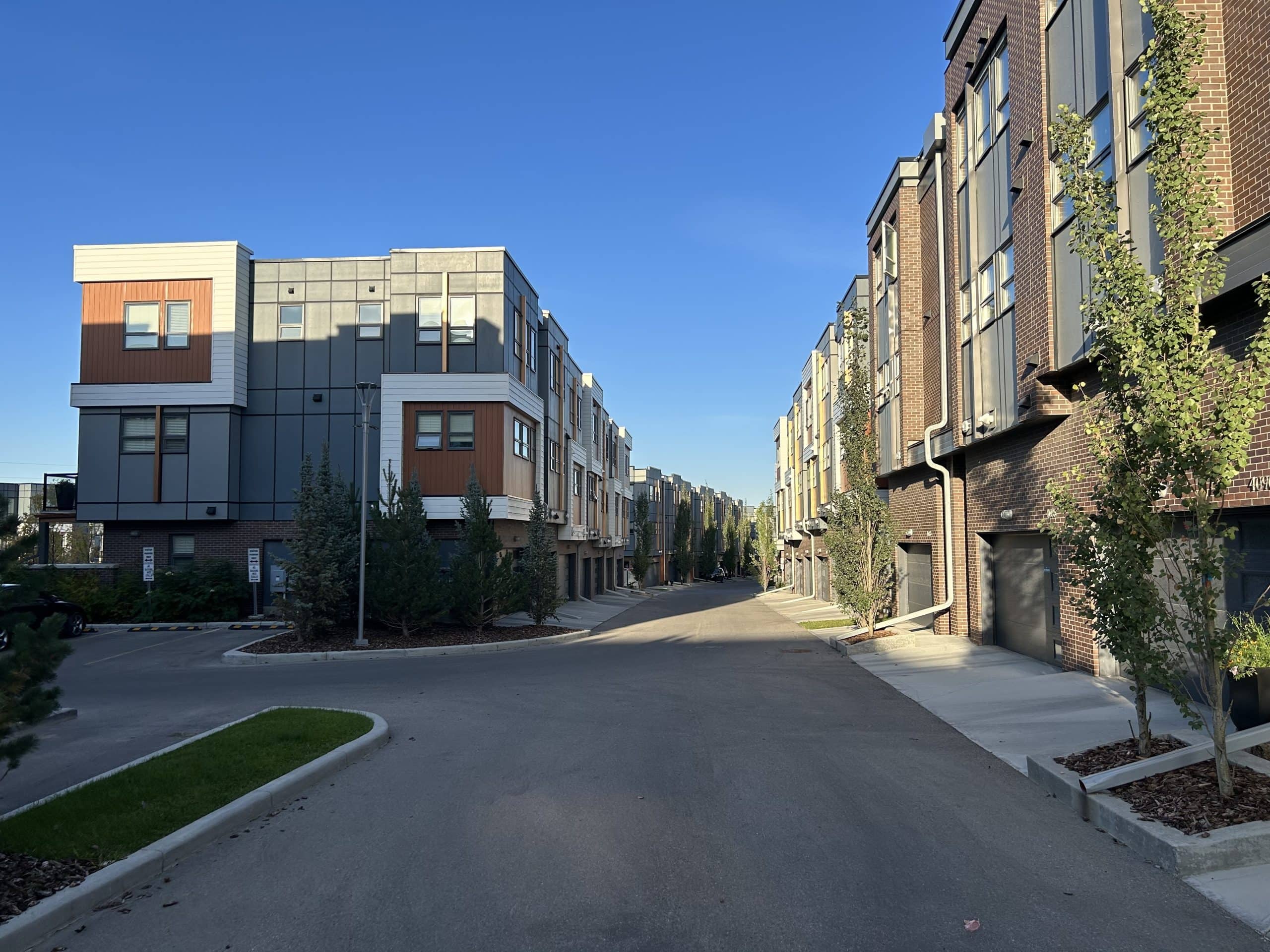 New townhouse and condo developments in Calgary as increasing housing supply continues impacting the local real estate market.