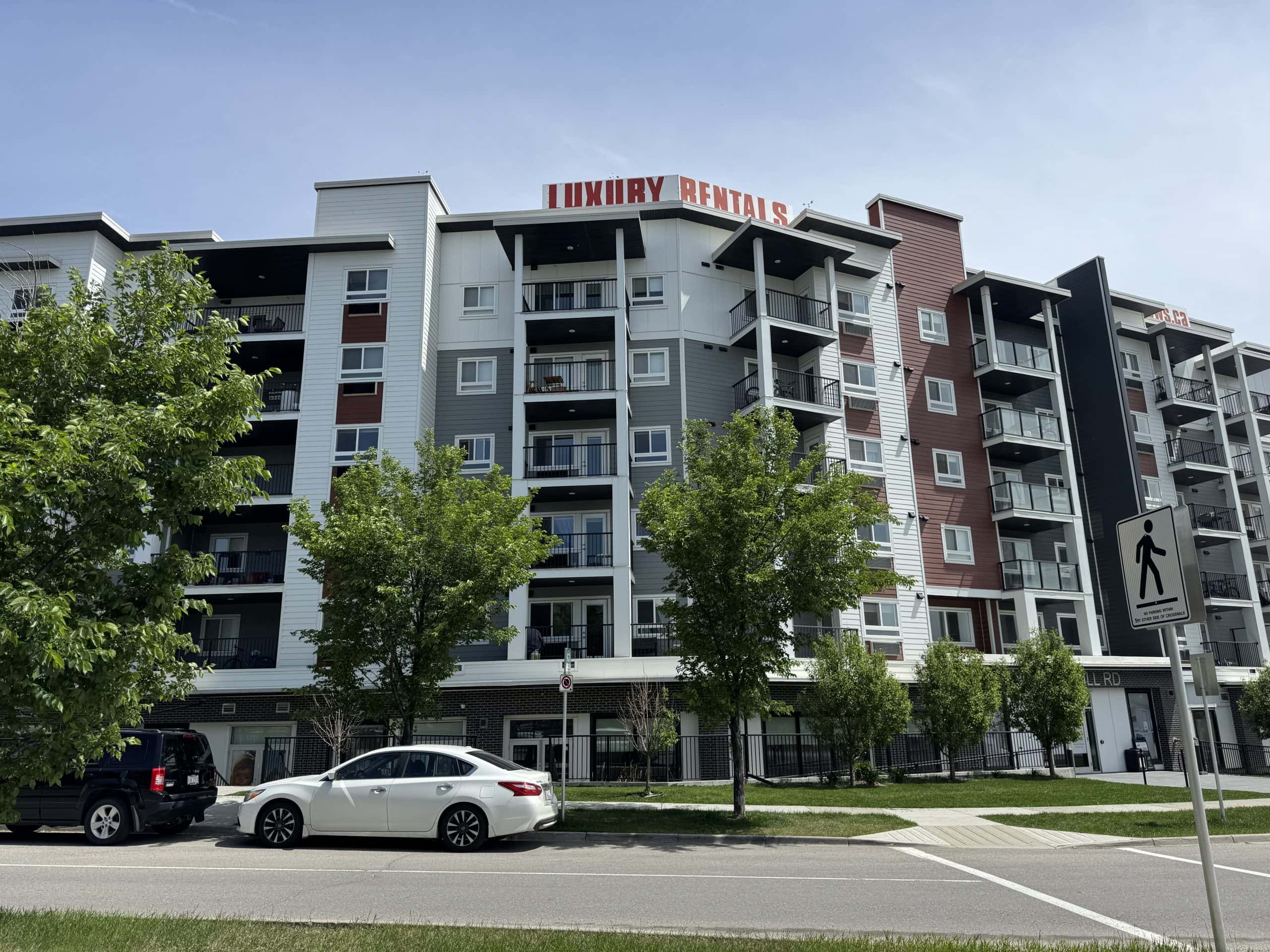 Modern apartment style condominiums in Sage Hill provide an affordable, low maintenance lifestyle with contemporary finishes, secure buildings, and convenient access to shopping, restaurants, and everyday amenities in northwest Calgary.