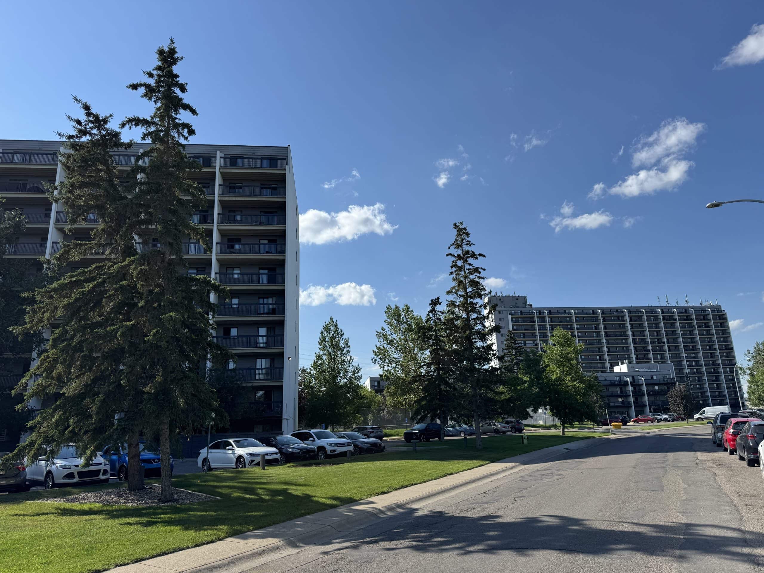 Apartment condominiums in Glamorgan, Calgary, offering a mix of housing options in an established southwest neighbourhood.