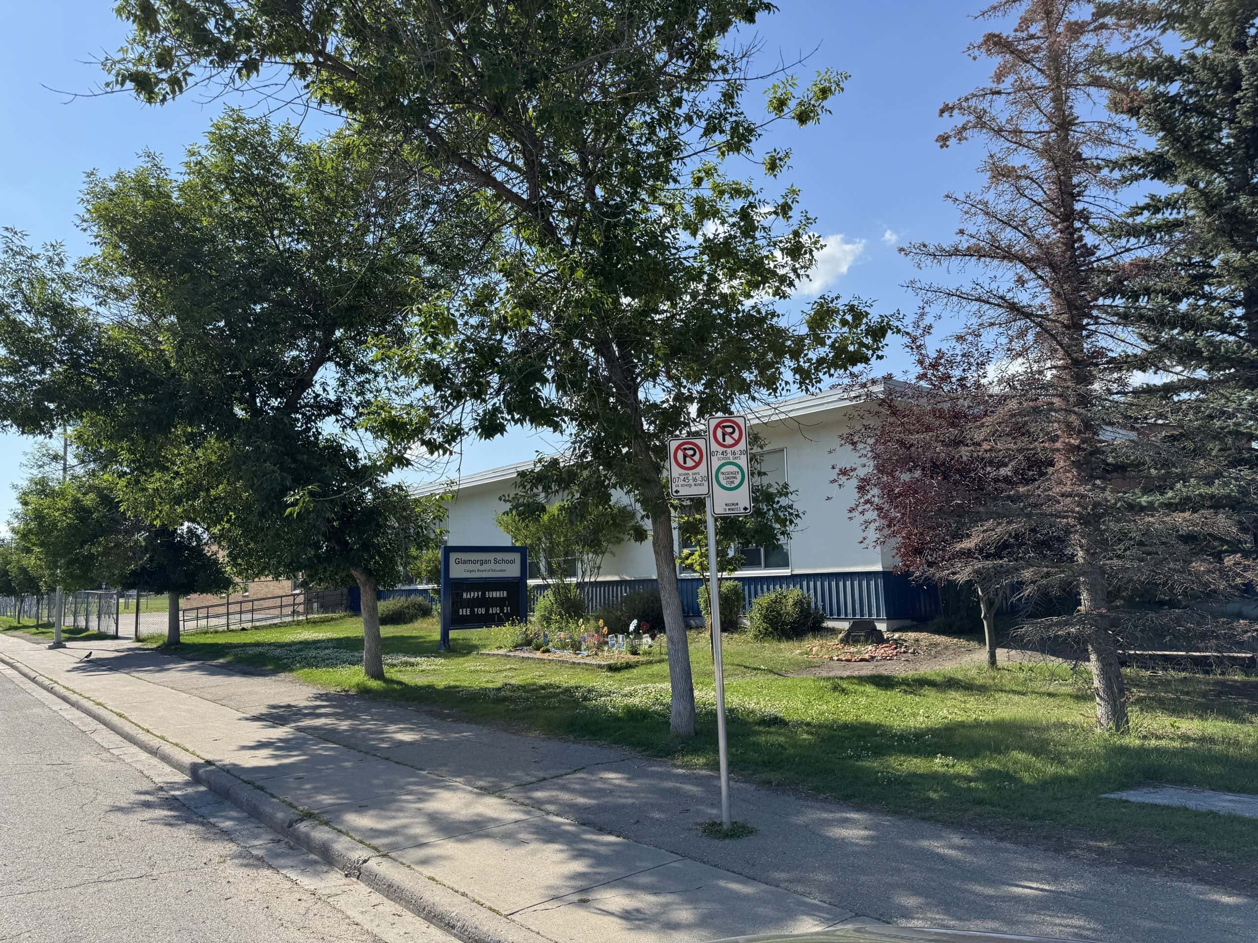 Glamorgan School, a public elementary school serving families in the Glamorgan neighbourhood of Calgary.
