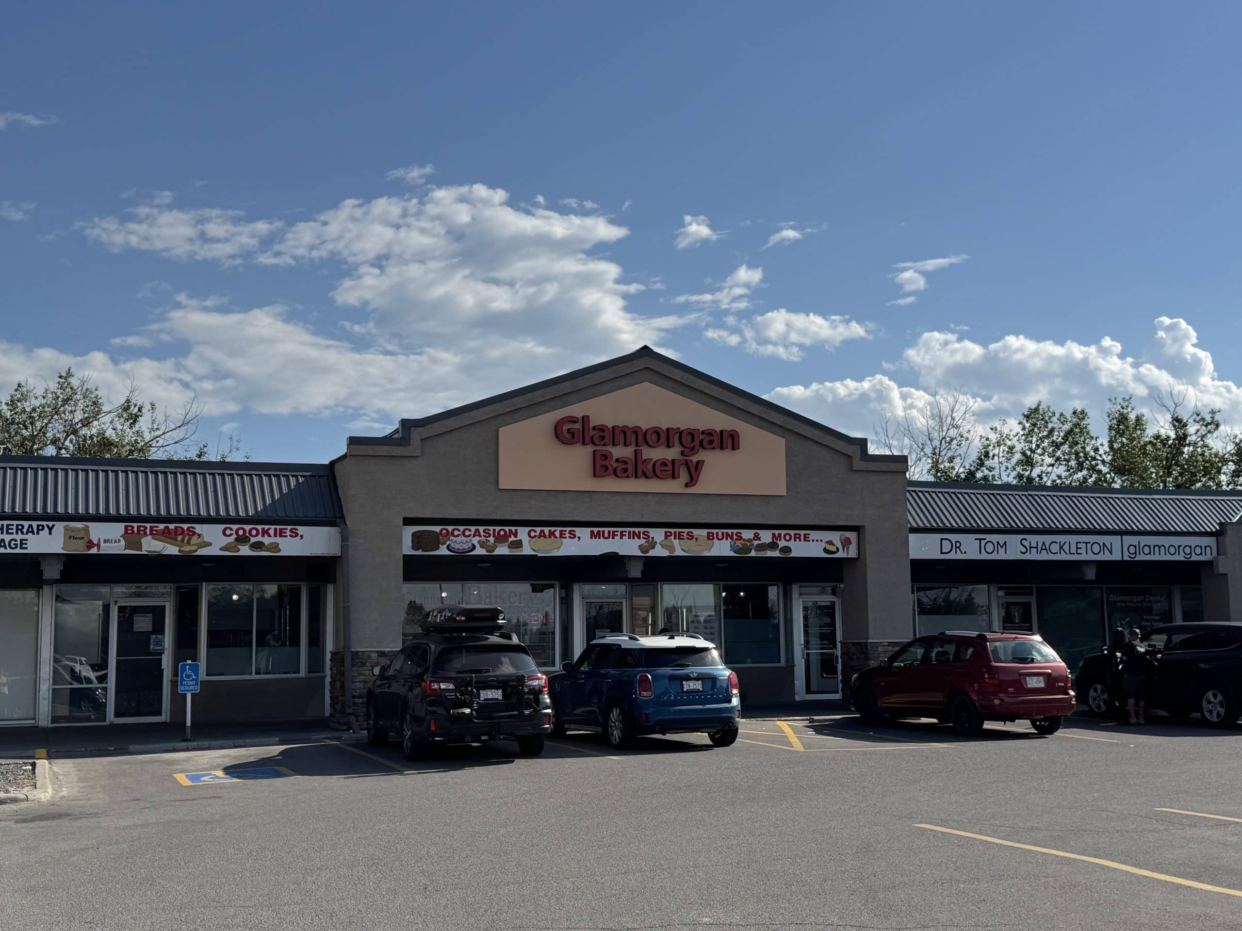 Glamorgan Bakery in the Glamorgan Shopping Centre, a popular local landmark in southwest Calgary.